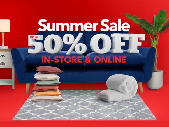 SUMMER SALE - UP TO 50% OFF IN-STORE & ONLINE