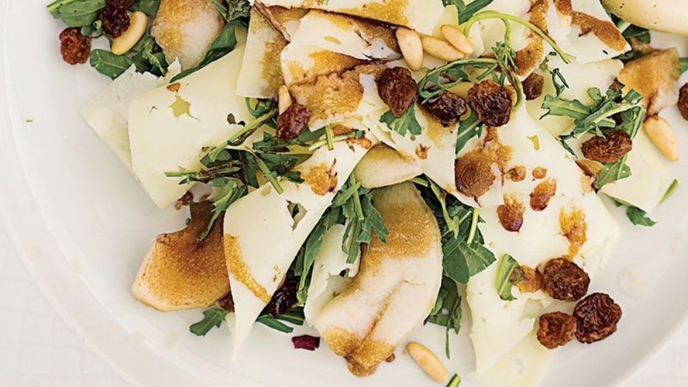 Arugula, Pecorino, Pine Nut, and Pear Salad