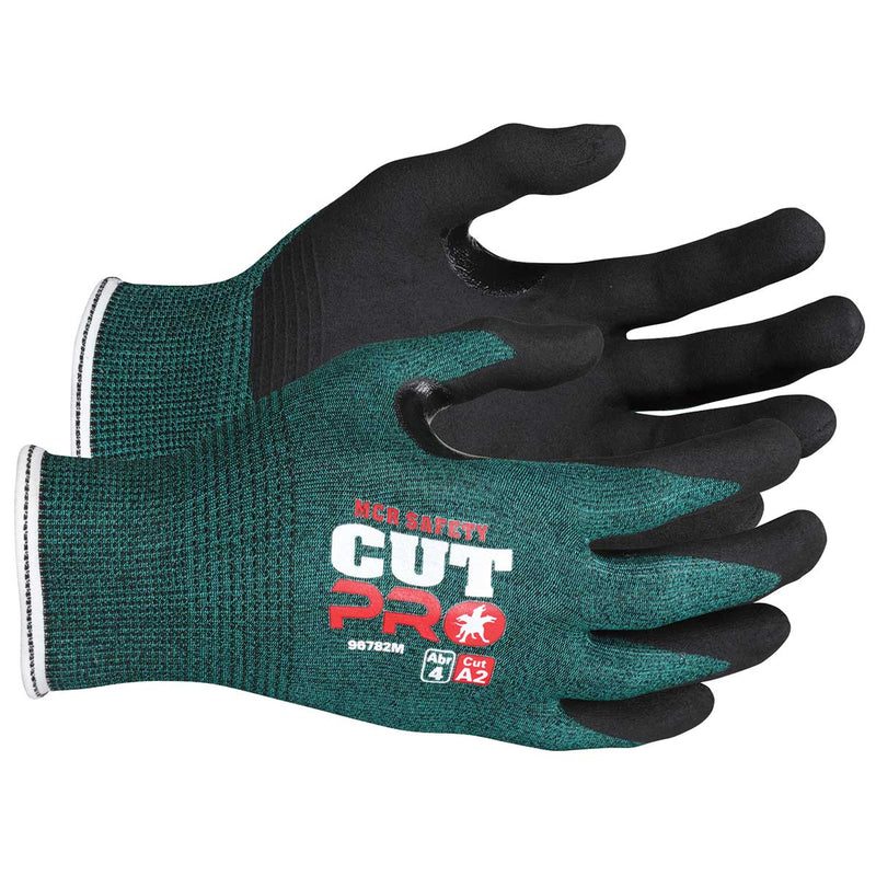 MCR Safety Cut Pro 18-ga. Hypermax Shell Nitrile Coated Gloves