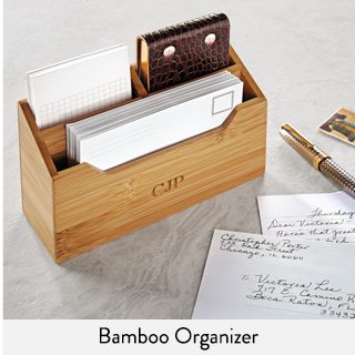 Nantucket Bamboo Organizer