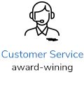 Award-winning customer service