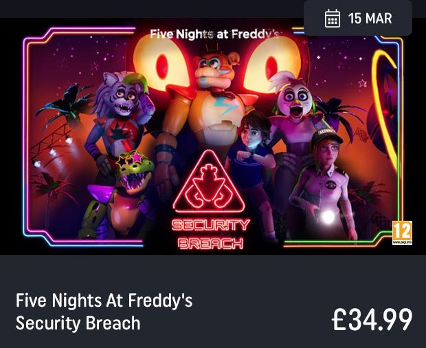 Five Nights At Freddy's Security Breach