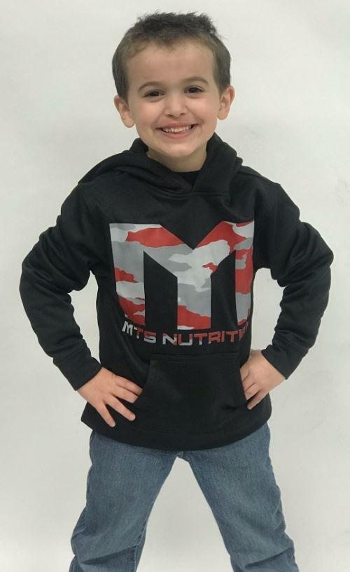 MTS Camo Youth Sport-Wick® Fleece Hooded Pullover