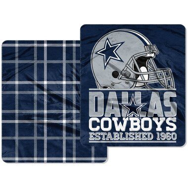 Dallas Cowboys The Northwest Company Home Field Cloud 60'' x 70'' Double-Sided Plush Throw Blanket