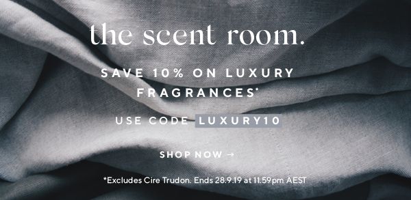 Save 10% on The Scent Room Luxury fragrances