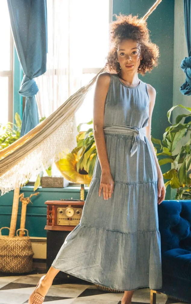 Ruffled Tiered Maxi Dress