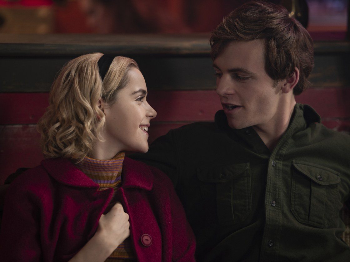 kiernan shipka chilling adventures of sabrina harvey heartbroken