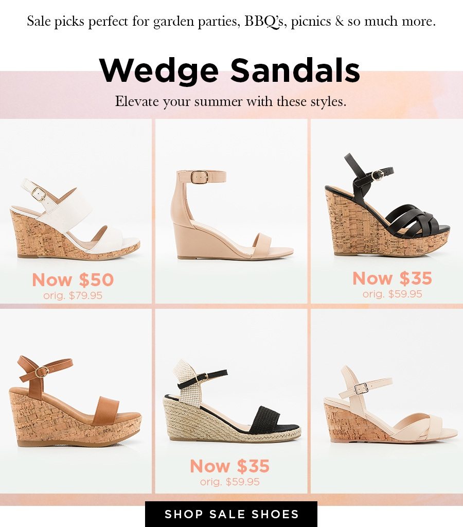 Le chateau best sale wedge sandals