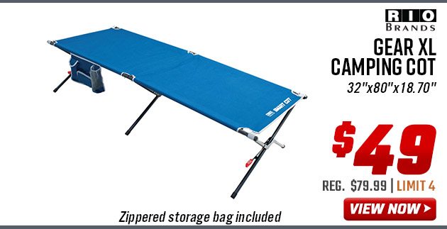 Rio Gear XL Camping Cot 