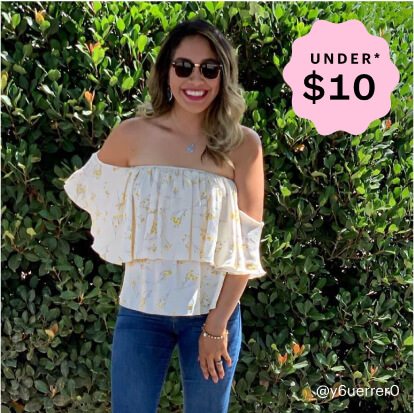 SHOP TOPS | UNDER* $10