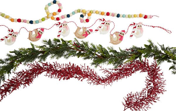 All Christmas Garlands - excludes Pre-Lit & Basic Essentials