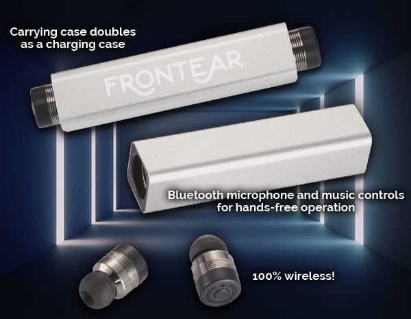 True Wireless Earbuds with Metal Charging Case