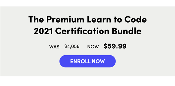 The Premium Learn to Code 2021 Bundle | Enroll Now 