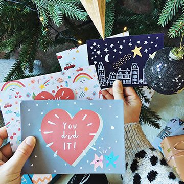 Christmas Treasure Hunt And Personalised Card Set