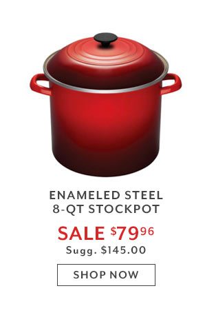 Enameled Steel 8-QT Stockpot