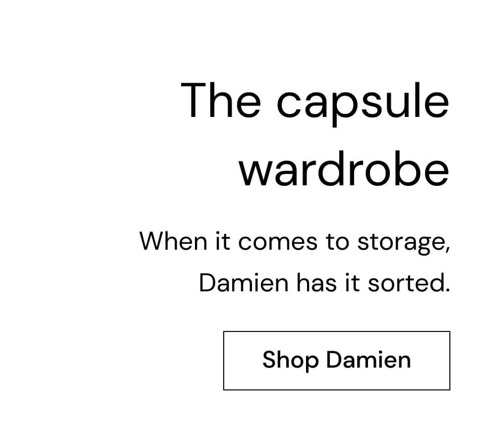 Shop Damien Wardrobe