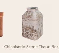 Chinoiserie Scene Tissue Box