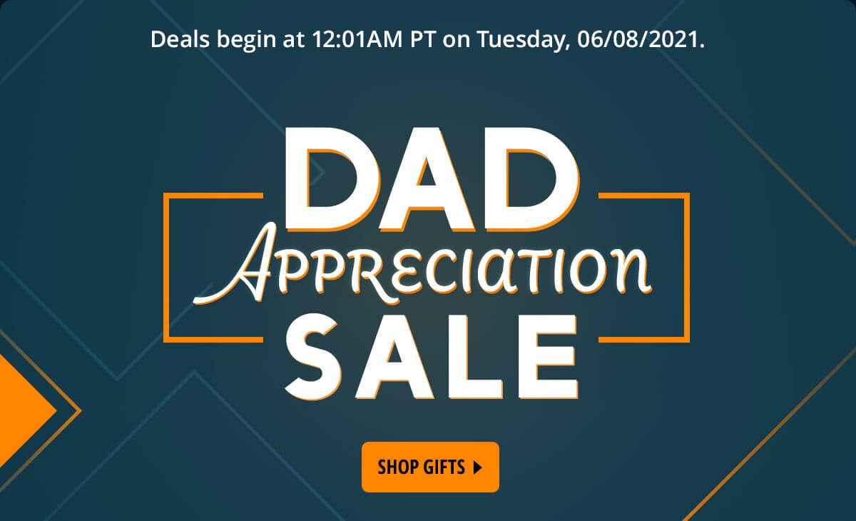Dad Appreciation Sale