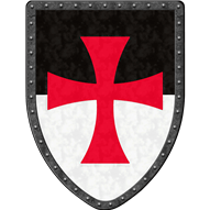 Templar Knight Steel Battle Shield