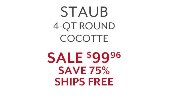 Staub 4 qt Round Cocotte