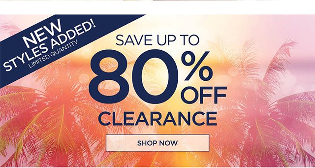 Save up to 80% Clearance