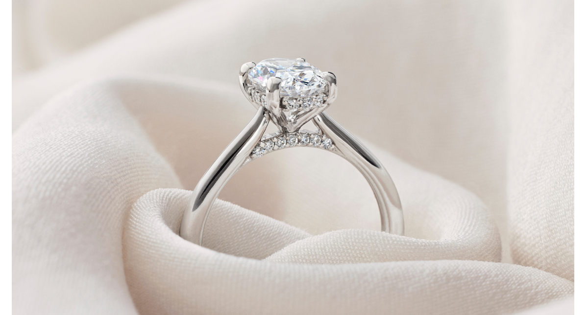 Platinum wedding & engagement rings.