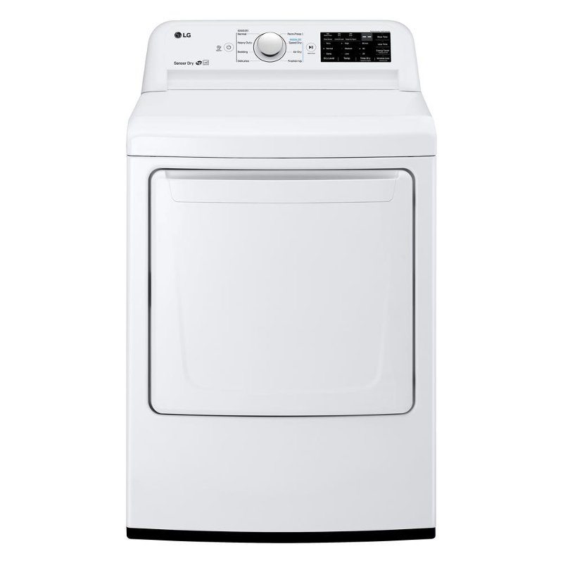 LG Electric Dryer with Dial-a-Cycle - White