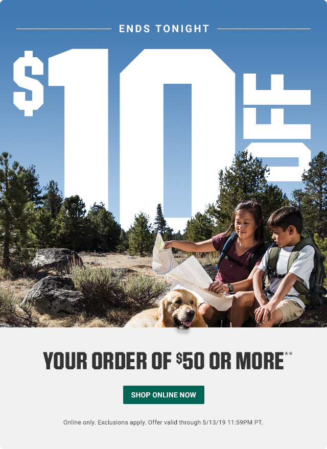 $10 OFF YOUR ORDER OF $50 OR MORE** | SHOP ONLINE NOW > | Online only. Exclusions apply. Offer valid through 5/13/19 11:59PM PT. Missed this offer? You can still shop this week's deals!