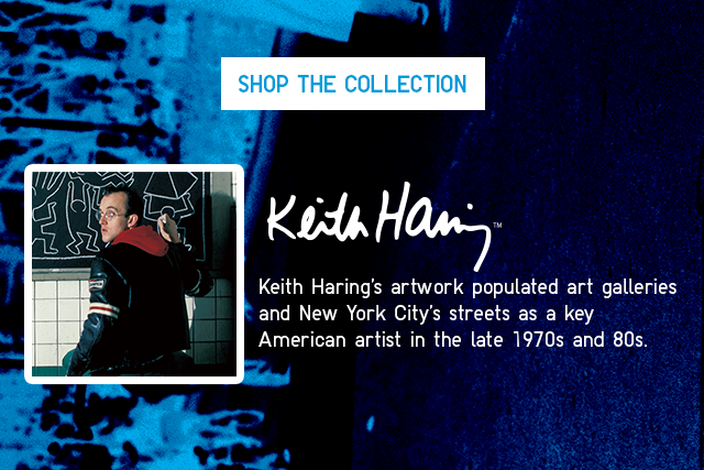 BANNER 5 - KEIITH HARRING SHOP THE COLLECTION.