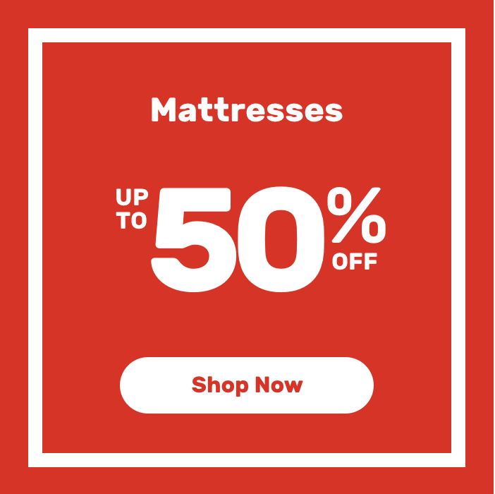 mattresses upto 50% off Shop Sale