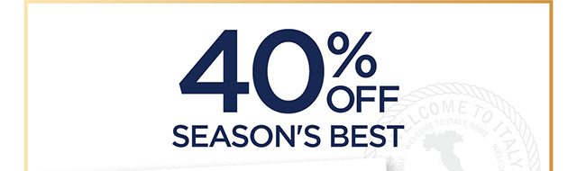 40% Off Sitewide - Season's Best