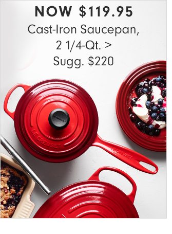 NOW $119.95 - Cast-Iron Saucepan, 2 1/4-Qt.