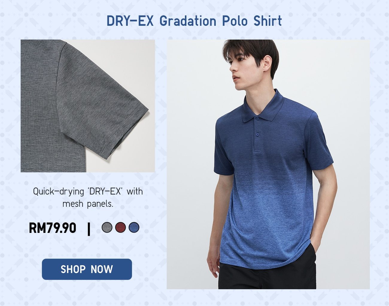DRY-EX Gradation Polo Shirt