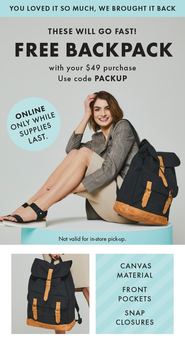 dsw backpack free 219