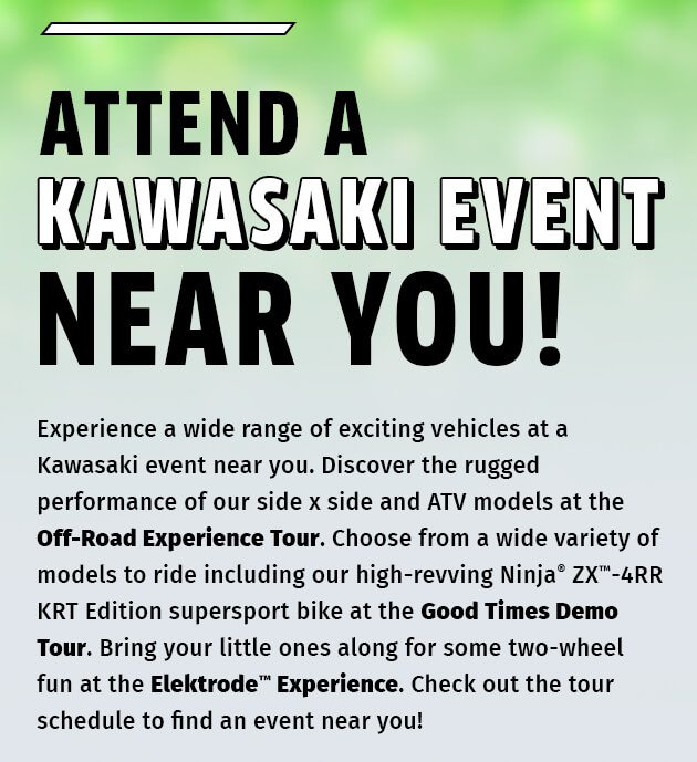 2023 Kawasaki Demo Events Coming to a City Near You