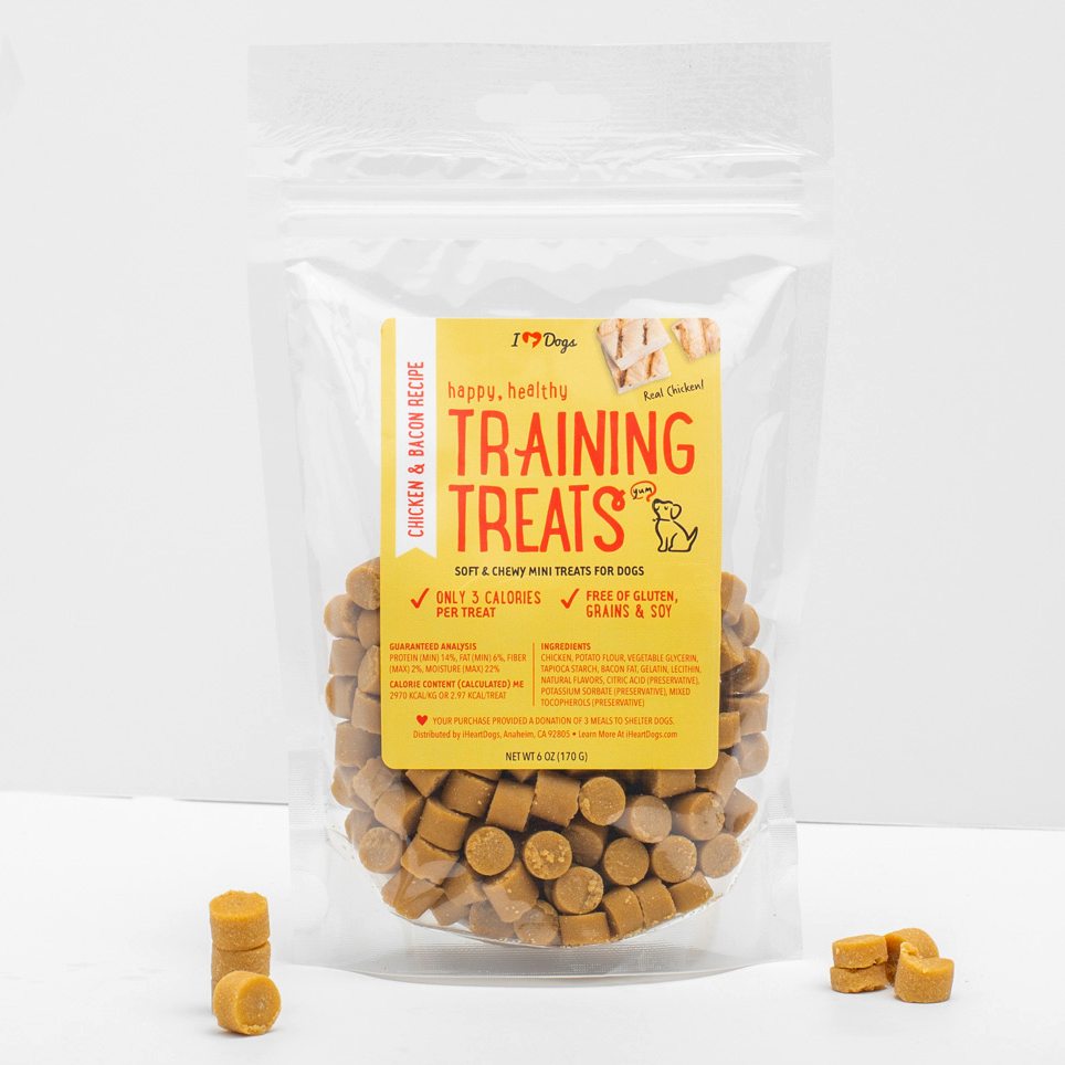 Image of Happy, Healthy™ Soft & Chewy 3 Calorie Chicken & Bacon Training Treats (6 oz)