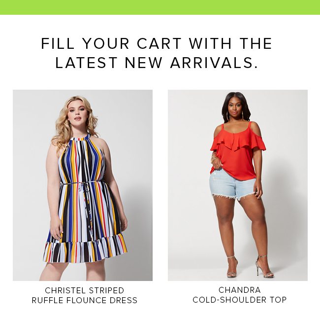 Fill your cart with the latest new arrivals.