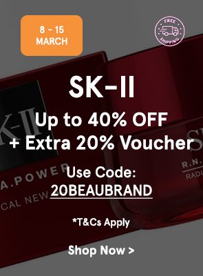 SK-II: Up to 40% Off + Extra 20% Voucher