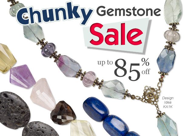 Chunky Gemstone Sale