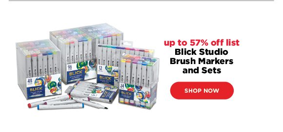 Blick Studio Brush Markers and Sets - up to 57% off list