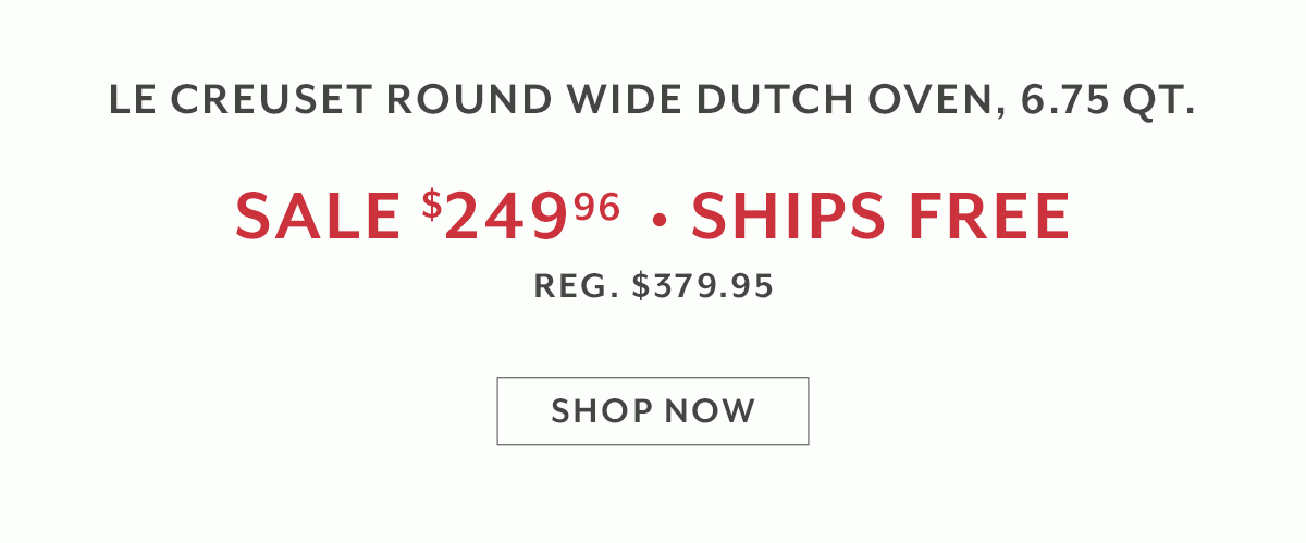Le Creuset Round Wide Dutch Oven