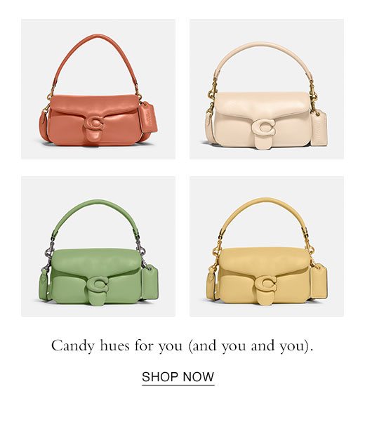 Candy hues for you (and you and you). SHOP NOW