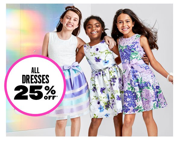 All Dresses 25% Off