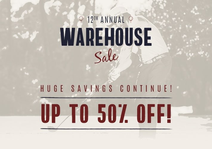 Warehouse Sale - Up To 50% OFF!