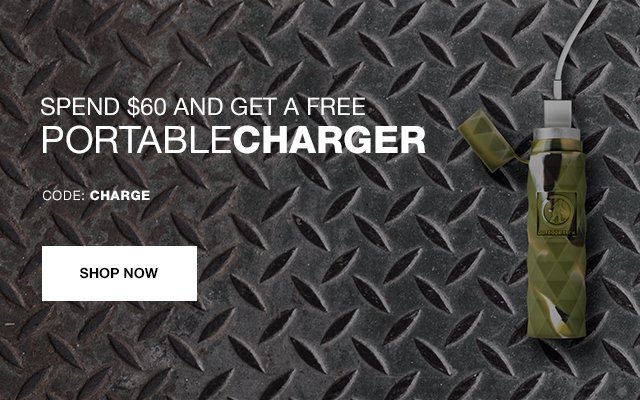 Tertiary - Spend $60 and get a free power charger