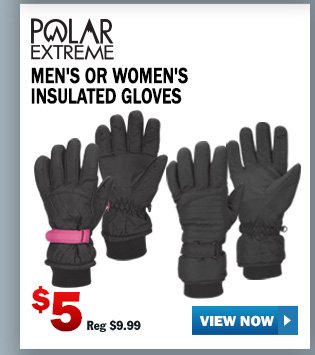 POLAR EXTREME MEN'S OR WOMEN'S INSULATED GLOVES