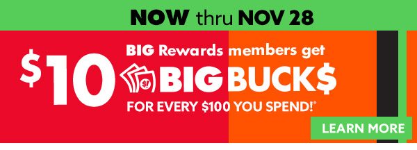 Earn $10 For Every $100 You Spend