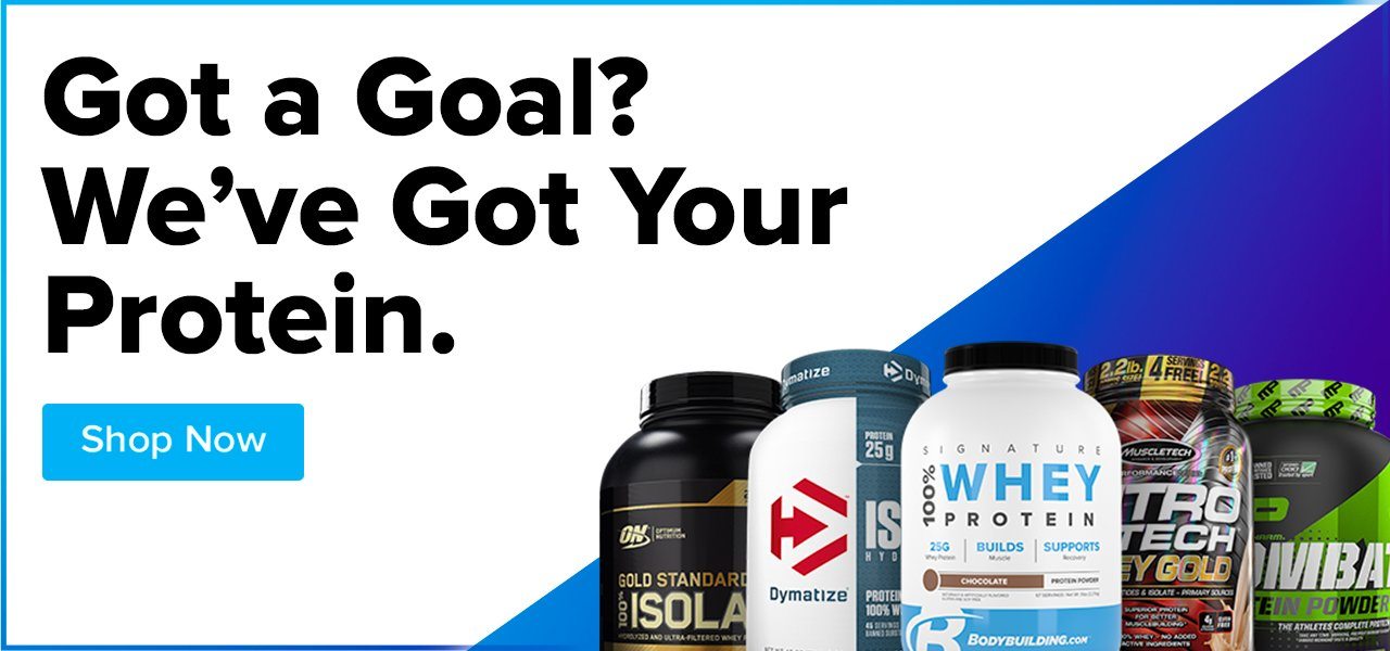 Got a goal? We've got your protein. Shop Now.