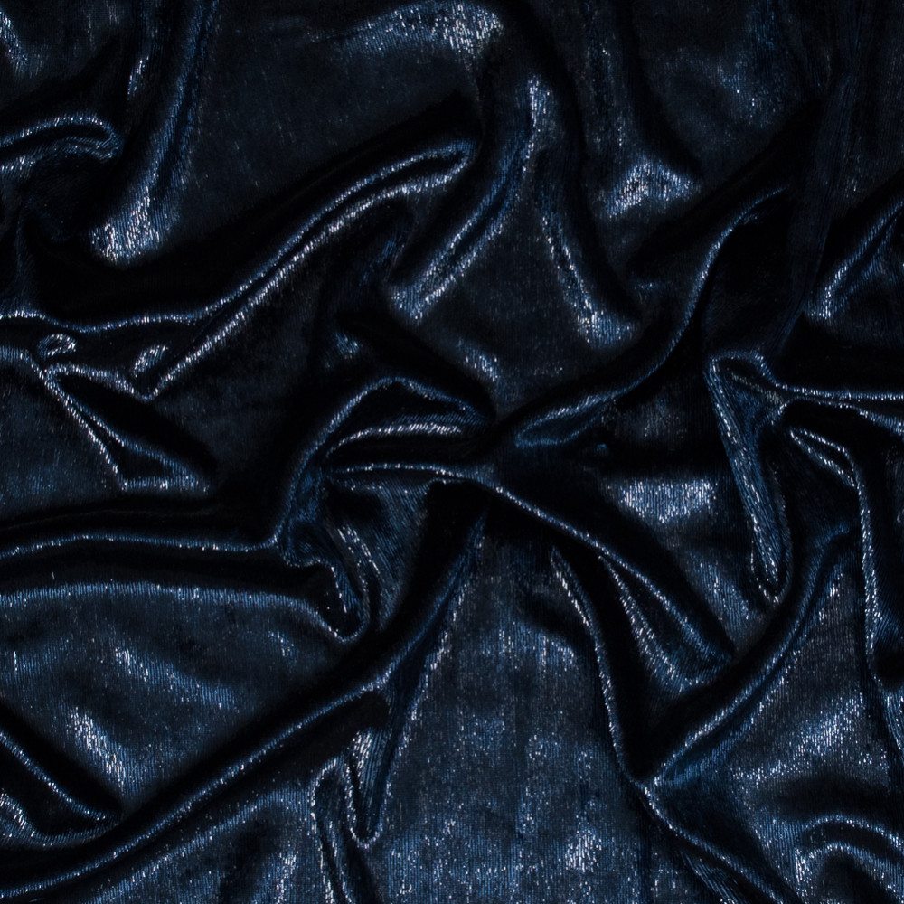 322191-SWATCH: Navy Metallic Velvet