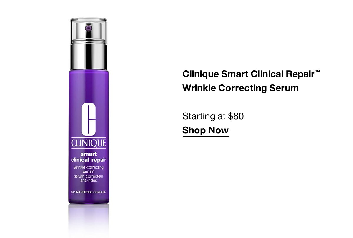 Clinique Smart Clinical Repair™ Wrinkle Correcting Serum | Starting at $80 Shop Now